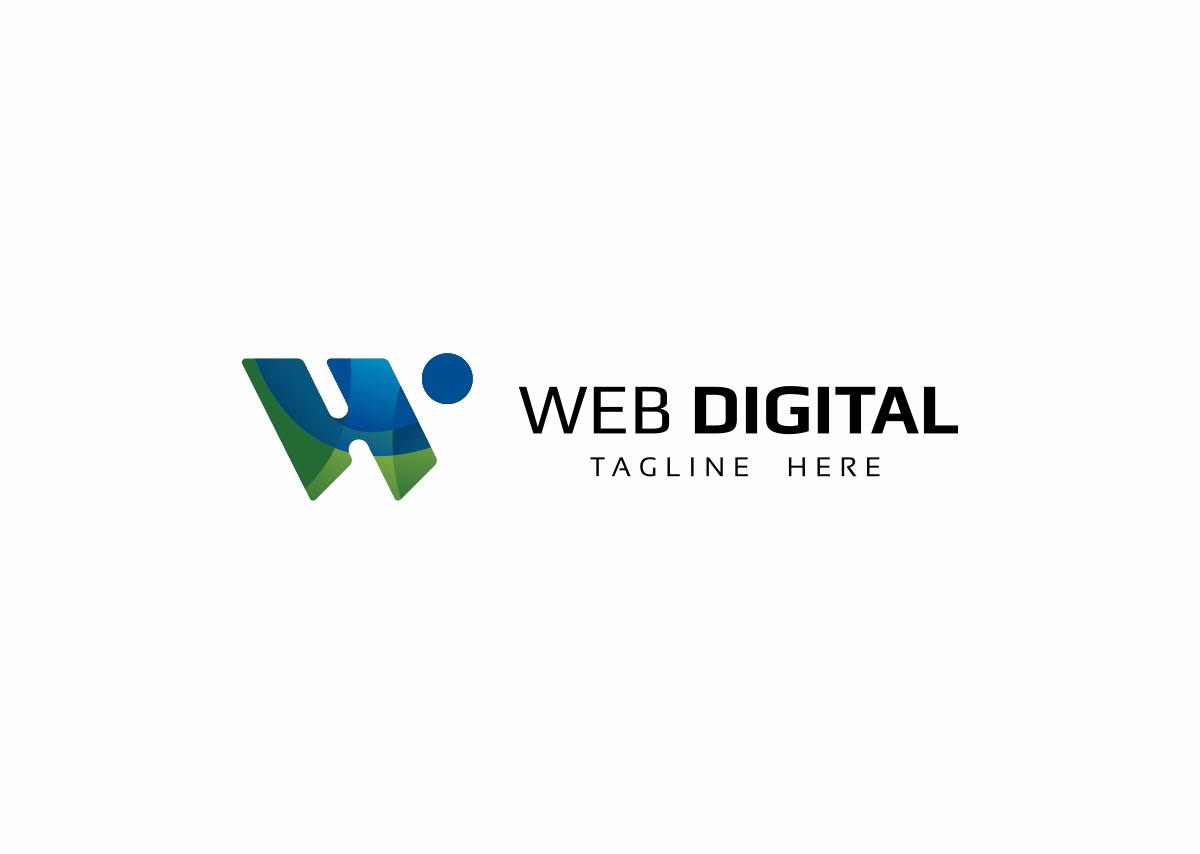 Download Шаблон логотипа "Webdigital Logo Template" / Webdigital Logo Template - Шаблон логотипа на тему графика alphabet arrow arrows business character design development finance grow growth letter logo market marketing rise rising stock symbol template w