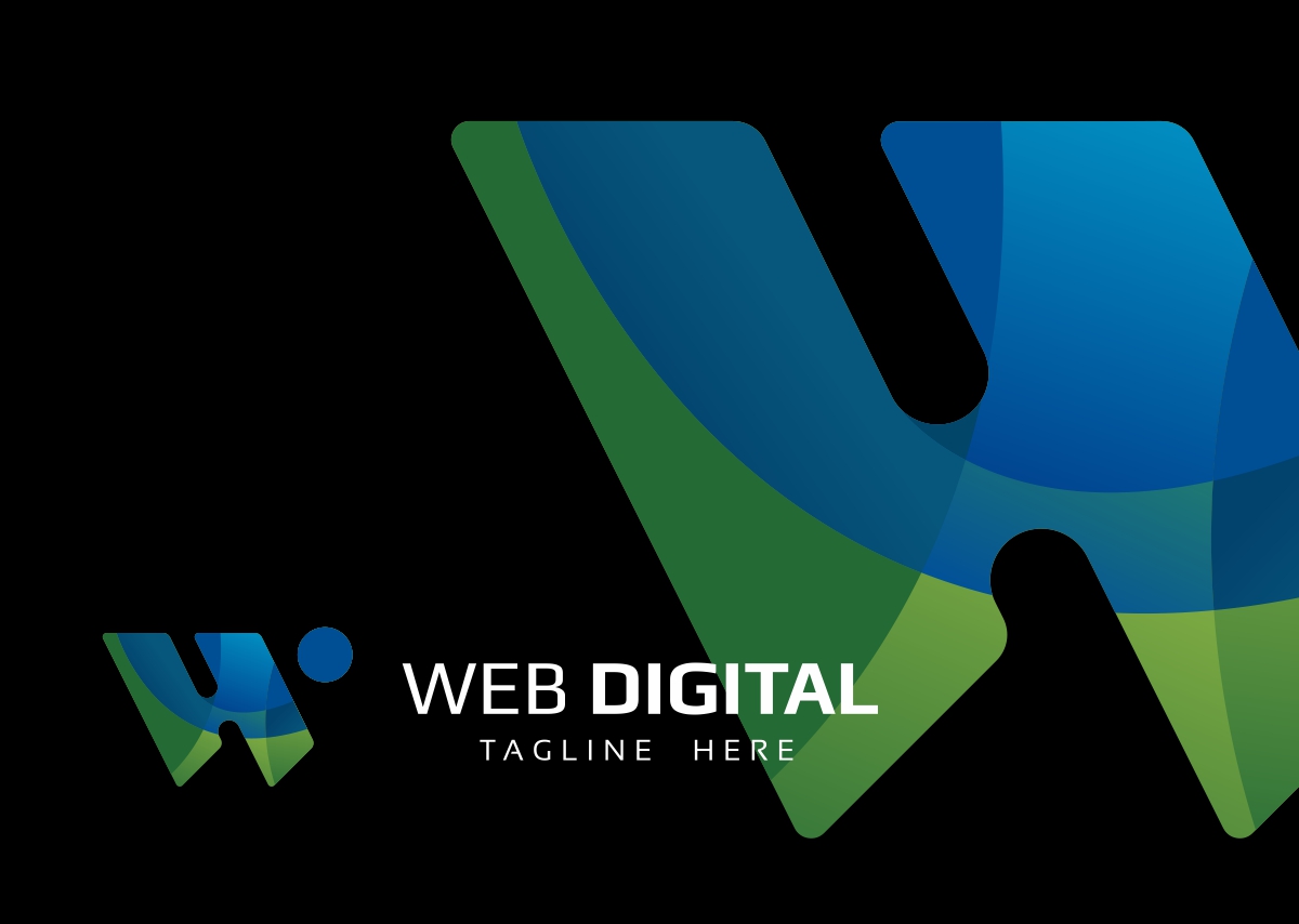 Download Шаблон логотипа "Webdigital Logo Template" / Webdigital Logo Template - Шаблон логотипа на тему графика alphabet arrow arrows business character design development finance grow growth letter logo market marketing rise rising stock symbol template w