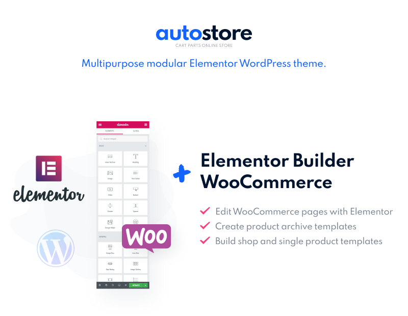 AutoStore - Car Parts Elementor WooCommerce Theme