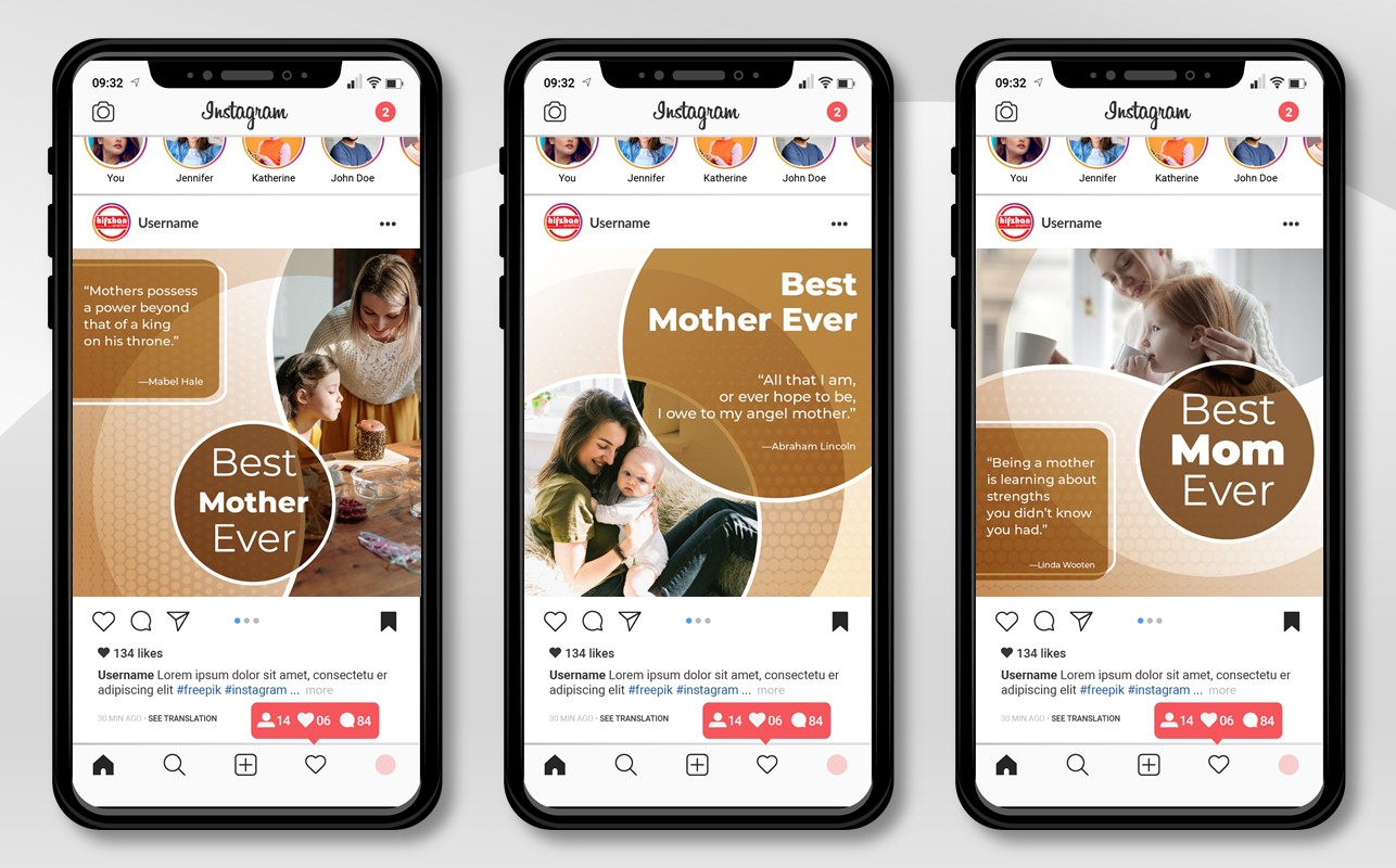 Download Шаблон для соцсетей "Best Mother Ever - Instagram Post Template for Social Media" / Best Mother Ever - Instagram Post Template for Social Media - Шаблон для соцсетей на тему графика banners,blog,blogger,instagram,instagram,pack,post,stories,template,instagrampost,mothersday,mother,mom,happymothersday,bestmotherever,instagramtemplate,creative,socialmedia,socialmediamarket