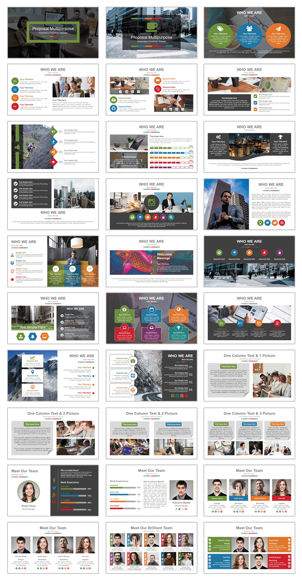 Proposal Presentation PowerPoint Template