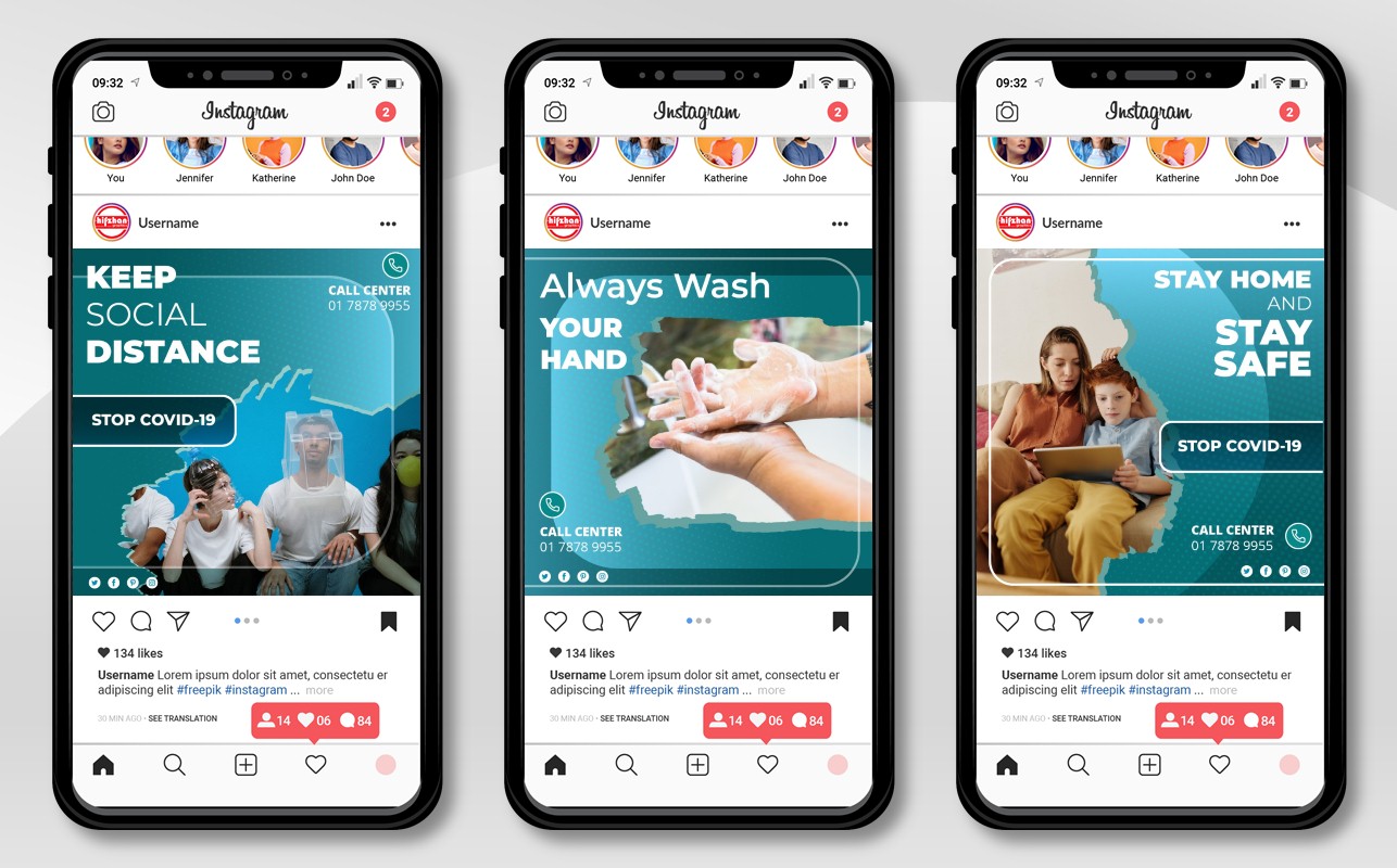 Download Шаблон для соцсетей "Stay Home Stop Covid19 - Instagram Post Template for Social Media" / Stay Home Stop Covid19 - Instagram Post Template for Social Media - Шаблон для соцсетей на тему графика social,media,template,socialmedia,instagram,post,instagrampost,instagramtemplate,story,instagramstory,creative,design,marketing,sale,covid19,corona,stayhome,coronavirus,stay,home