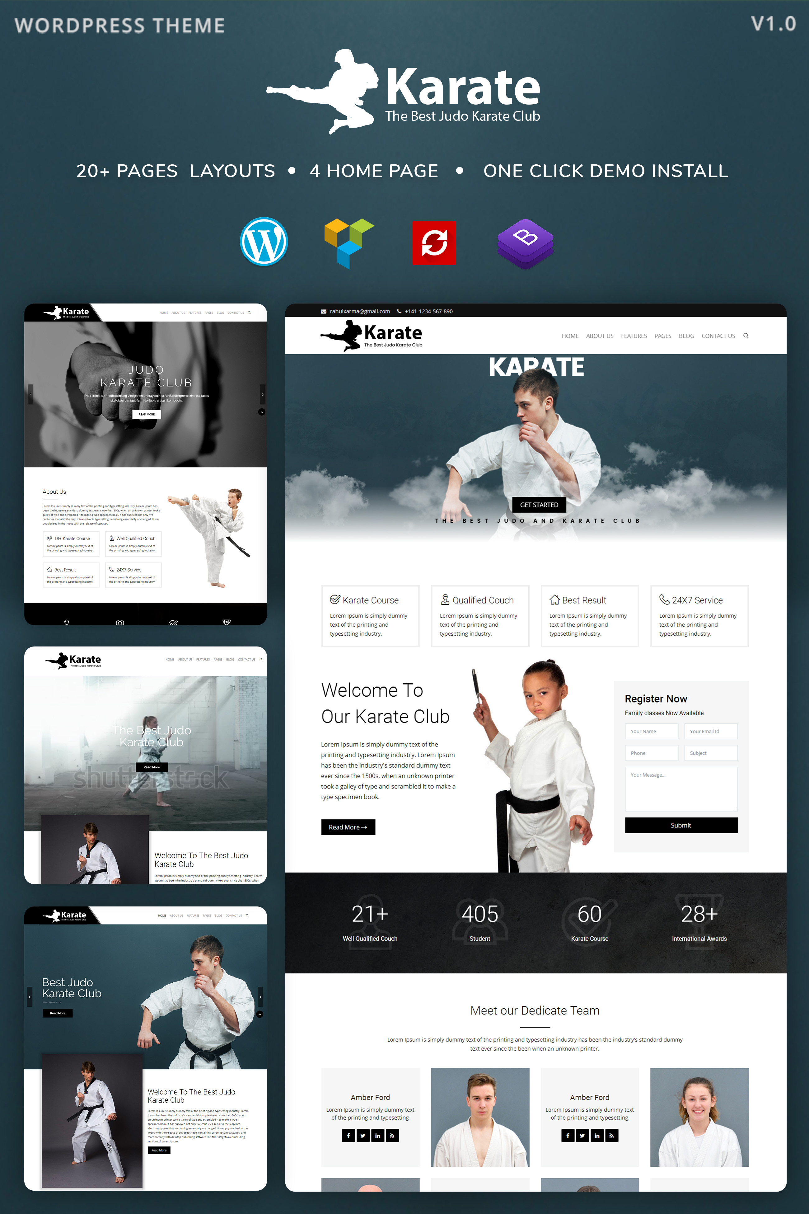 Karate WordPress Theme