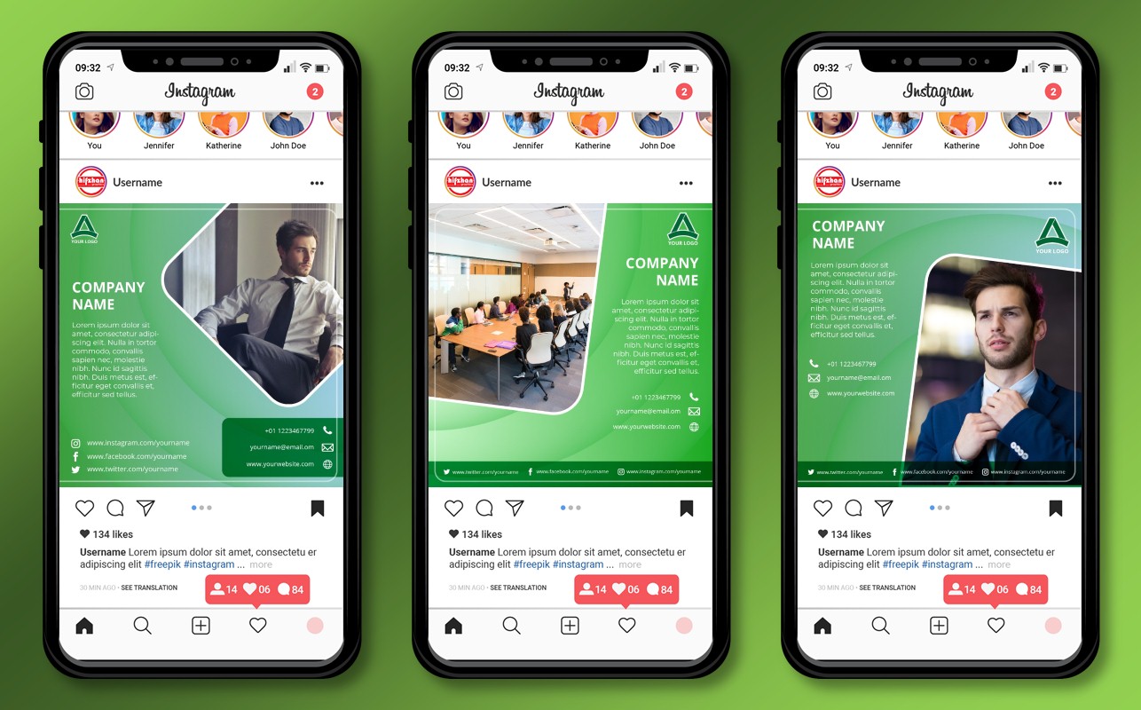 Download Шаблон для соцсетей "Business Instagram Post Template for Social Media" / Business Instagram Post Template for Social Media - Шаблон для соцсетей на тему графика social,media,template,socialmedia,instagram,post,instagrampost,instagramtemplate,story,instagramstory,creative,design,marketing,sale,discount,business,office,working