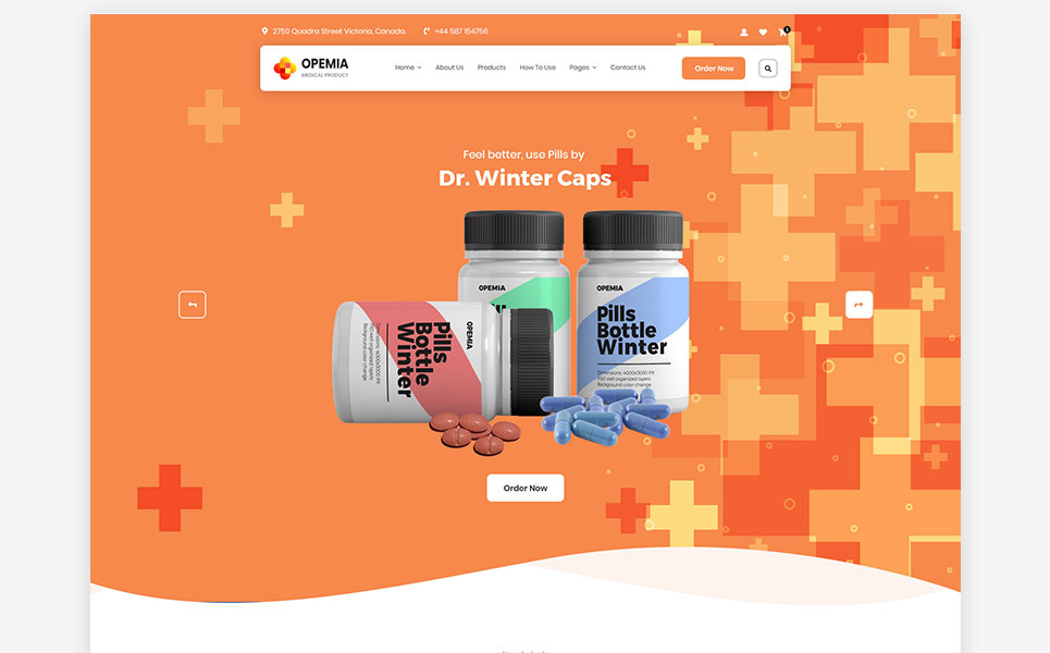 Download PSD шаблон "Opemia - Medical Products or Services PSD Template" / Opemia - Medical Products or Services PSD Template - PSD шаблон на тему аптека medical,product,medicine,dental,mask,virus,covid,ayurvedic,device,drugs,drug