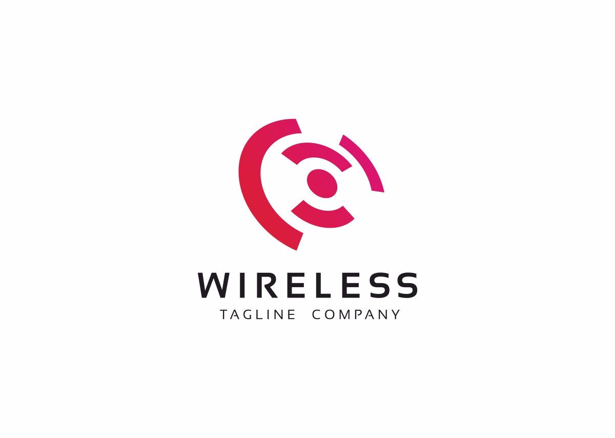 Download Шаблон логотипа "Wireless Logo Template" / Wireless Logo Template - Шаблон логотипа на тему графика access point amplify app business center circle computer connection delay dot gps grow internet mobile multimedia music navigation network server