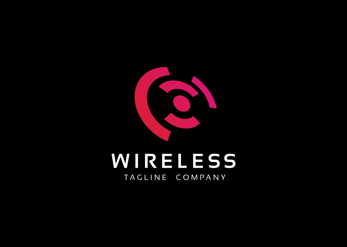 Download Шаблон логотипа "Wireless Logo Template" / Wireless Logo Template - Шаблон логотипа на тему графика access point amplify app business center circle computer connection delay dot gps grow internet mobile multimedia music navigation network server