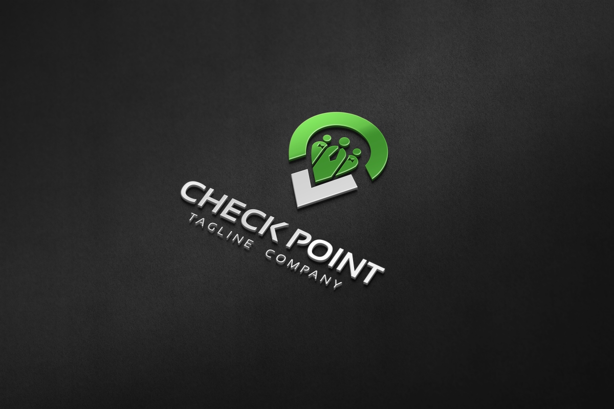 Download Шаблон логотипа "Human Check Logo Template" / Human Check Logo Template - Шаблон логотипа на тему графика approve approved business check child children company corporate good green help human logo man mark network ok okay people service