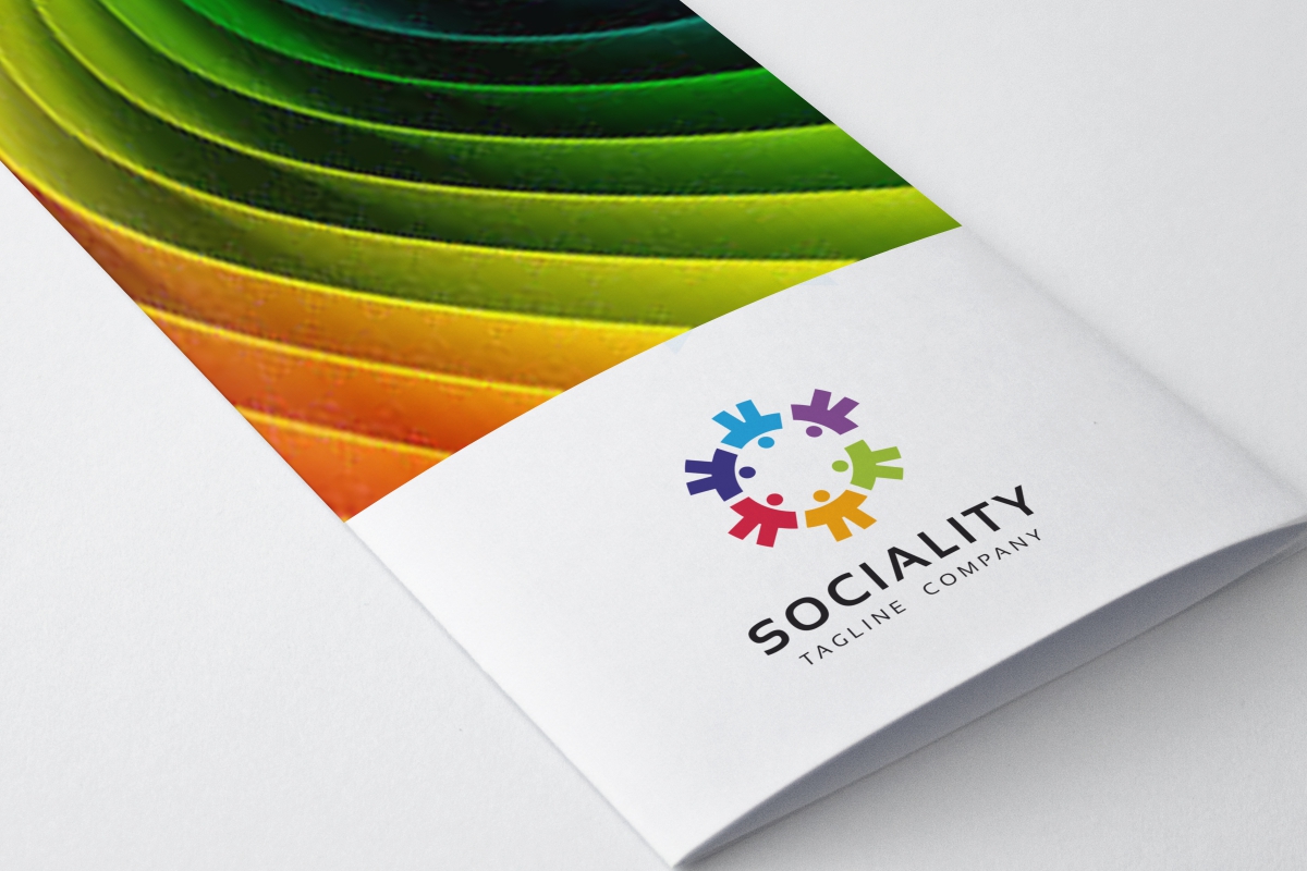 Download Шаблон логотипа "Connect People Logo Template" / Connect People Logo Template - Шаблон логотипа на тему графика accounting brand business club company corporate creative design designer elegant emblem fashion human logo logotype network party people print product