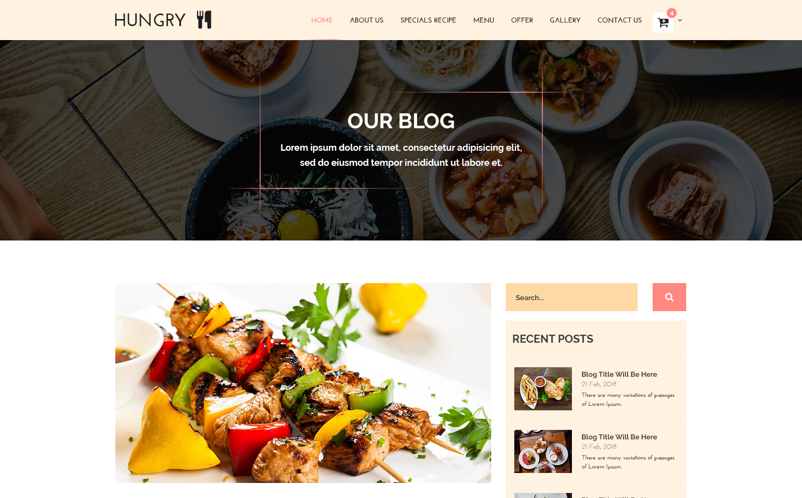 Download PSD шаблон "HUNGRY - Restaurant Services PSD Template" / HUNGRY - Restaurant Services PSD Template - Адаптивный PSD шаблон на тему барбекю psd template food gallery restaurant slider bakery bistro cafe coffee shop gastro responsive reservation grill menu bbq burger sesfoodundefined