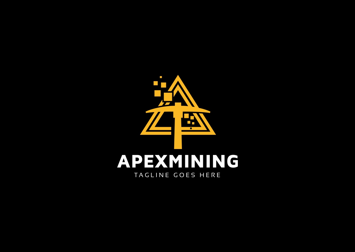 Download Шаблон логотипа "Apex Mining Crypto Logo Logo Template" / Apex Mining Crypto Logo Logo Template - Шаблон логотипа на тему графика bank bitcoin brand buy buyer buying cent change coin crypto currency digital dollar exchange fund identity internet money online penny