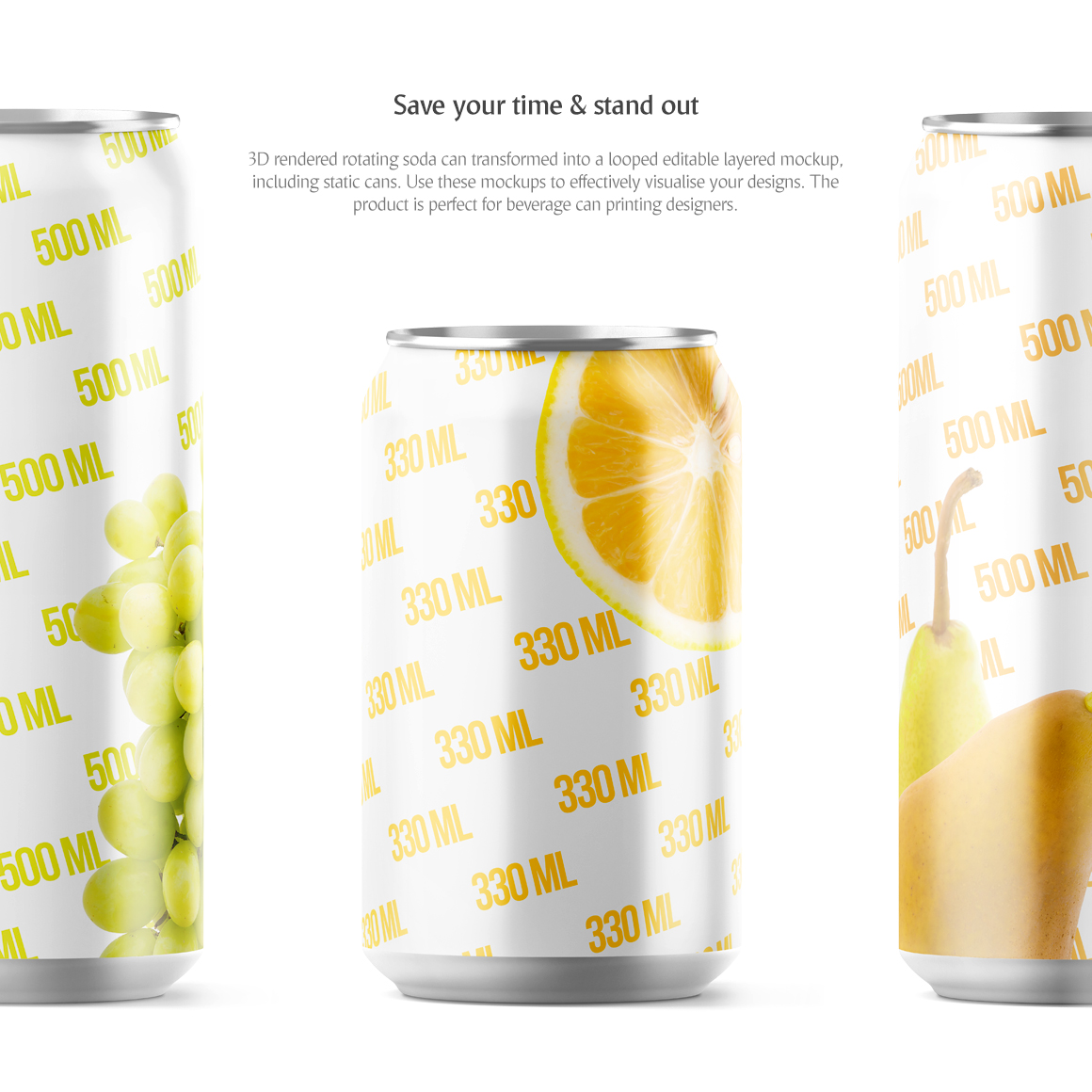 Soda Can Animated product mockup