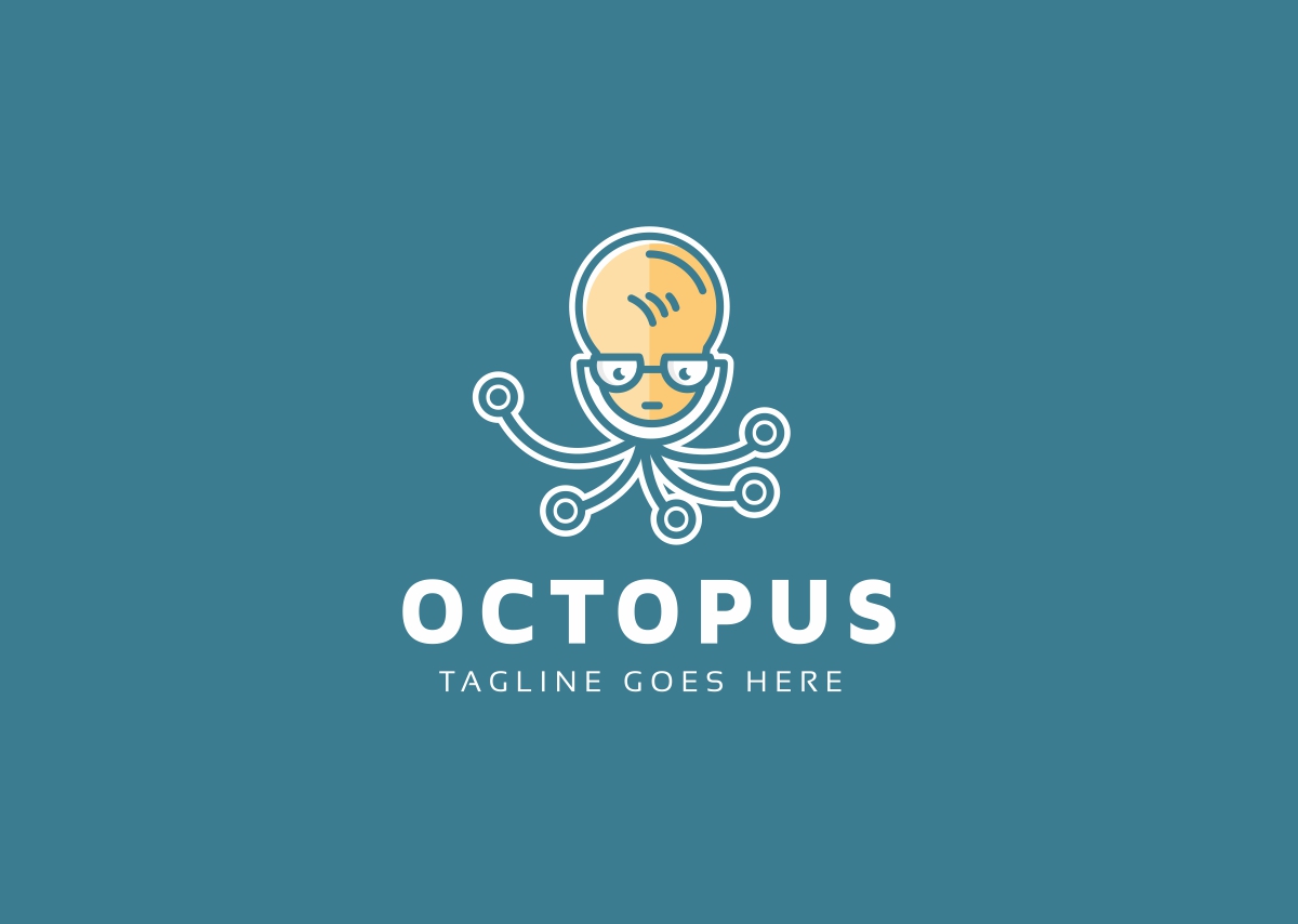 Download Шаблон логотипа "Octopus Logo Template" / Octopus Logo Template - Шаблон логотипа на тему графика animal identity logo octopus octopuslogo symbol agency brand communication company connection consulting corporate creative design house fashion food fun gaming