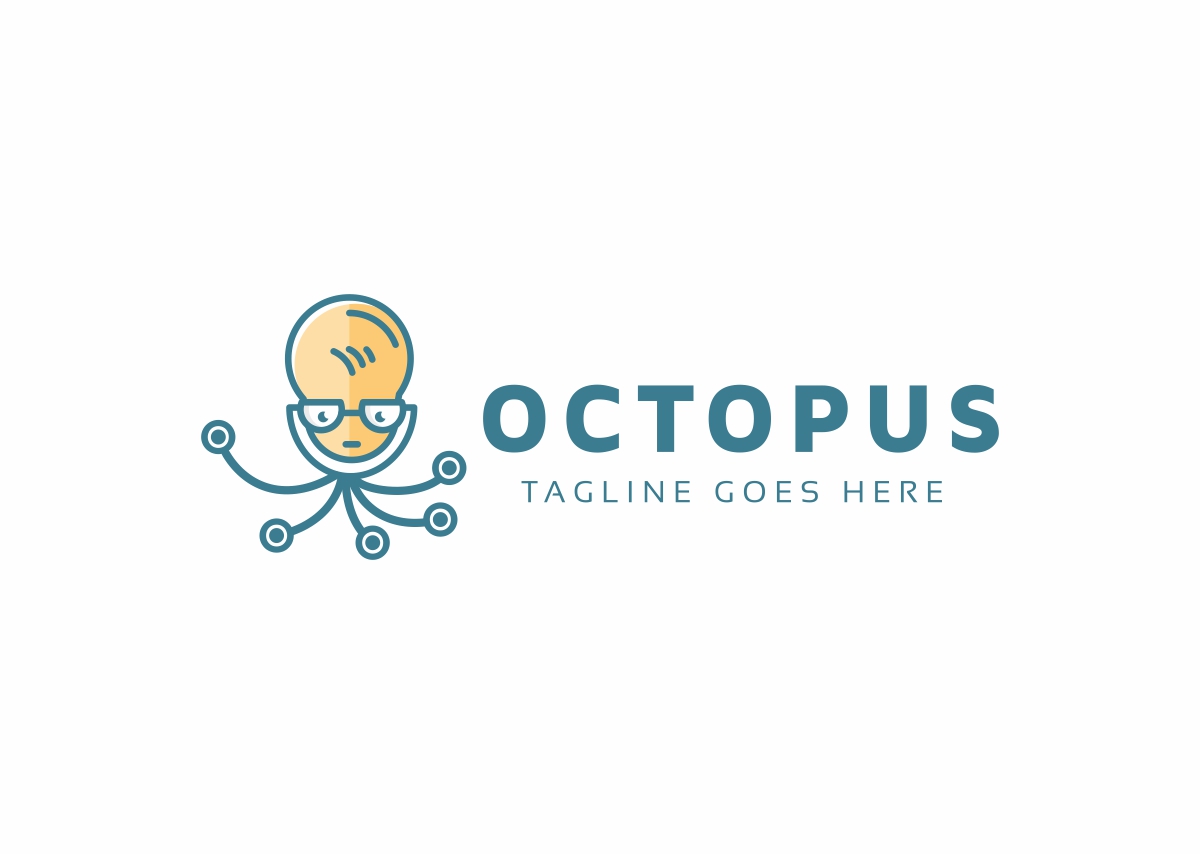 Download Шаблон логотипа "Octopus Logo Template" / Octopus Logo Template - Шаблон логотипа на тему графика animal identity logo octopus octopuslogo symbol agency brand communication company connection consulting corporate creative design house fashion food fun gaming