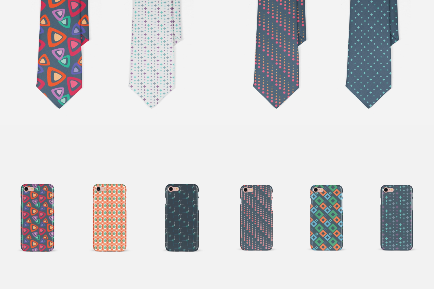 Download Иллюстрация "Geometric Patterns - Illustration" / Geometric Patterns - Illustration - Иллюстрация на тему графика abstract art backdrop background decor design element fabric geometric geometry graphic illustration line ornamental paper pattern pleat print retro seamless