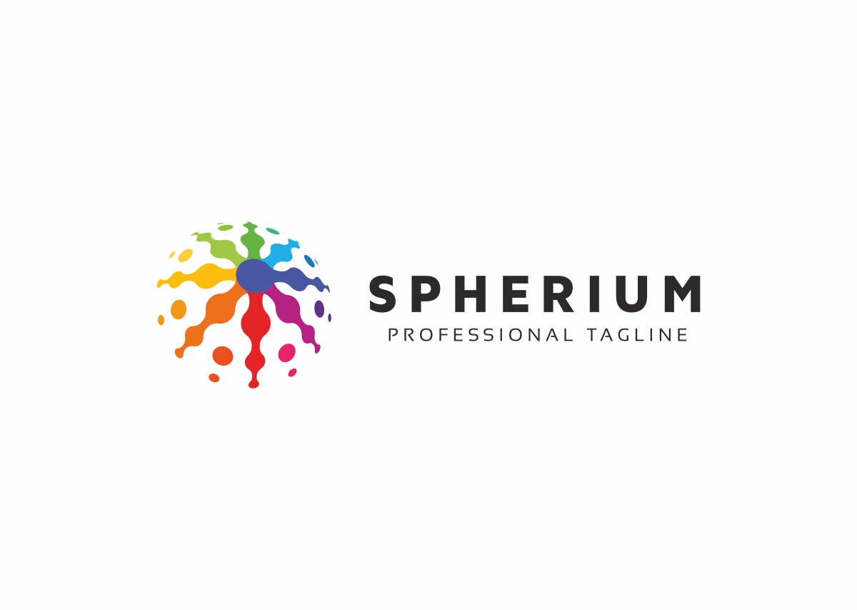 Download Шаблон логотипа "Spherium Digital Logo Template" / Spherium Digital Logo Template - Шаблон логотипа на тему графика 3d ball clean colorful community creative data design developer digital entertainment geek globe group internet it media mobile modern pixel