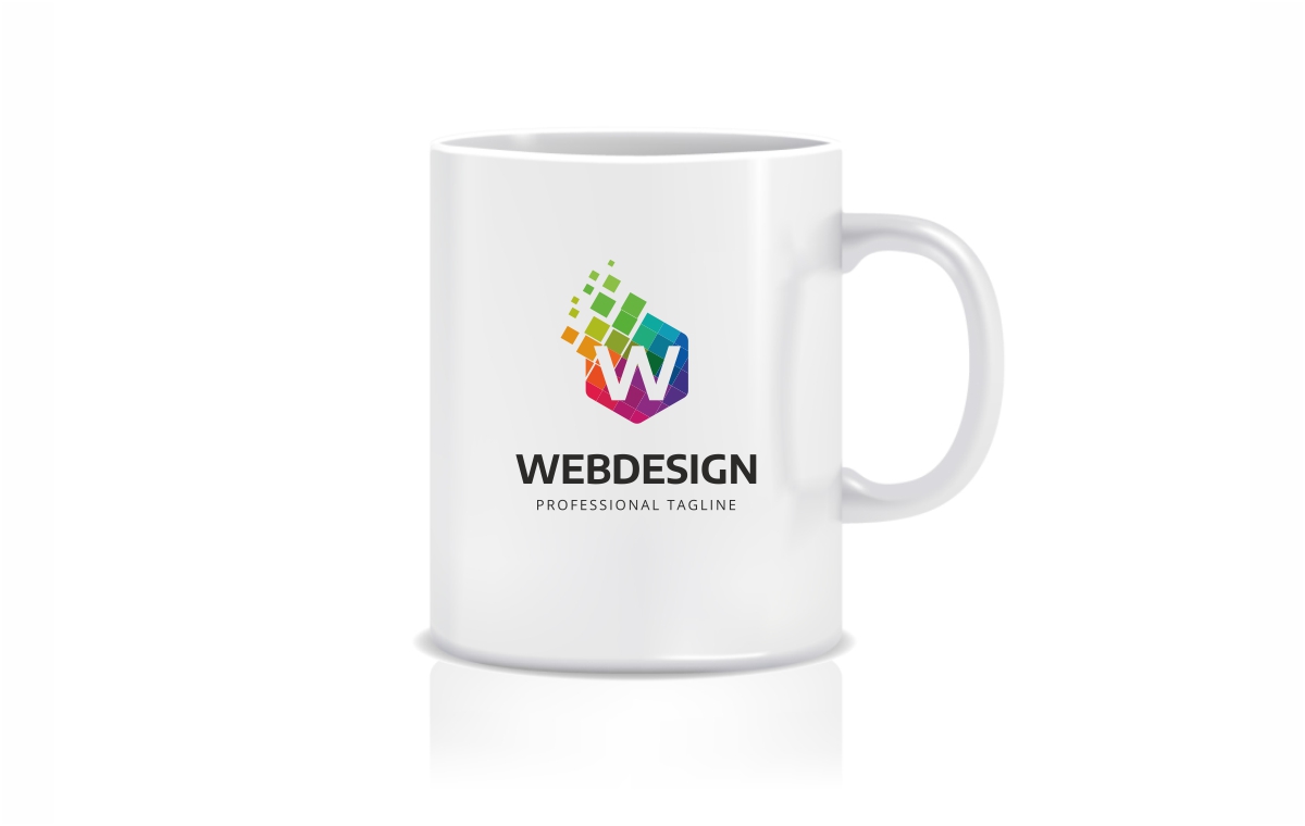 Download Шаблон логотипа "Web Design W Letter Logo Template" / Web Design W Letter Logo Template - Шаблон логотипа на тему графика agency app coloful data design group hexa hexagon letter lettermark logotype m master media mega multimedia mw software structure studio