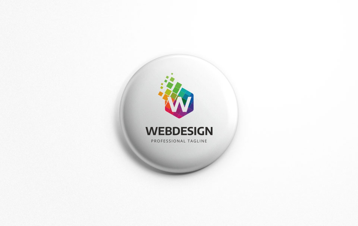 Download Шаблон логотипа "Web Design W Letter Logo Template" / Web Design W Letter Logo Template - Шаблон логотипа на тему графика agency app coloful data design group hexa hexagon letter lettermark logotype m master media mega multimedia mw software structure studio