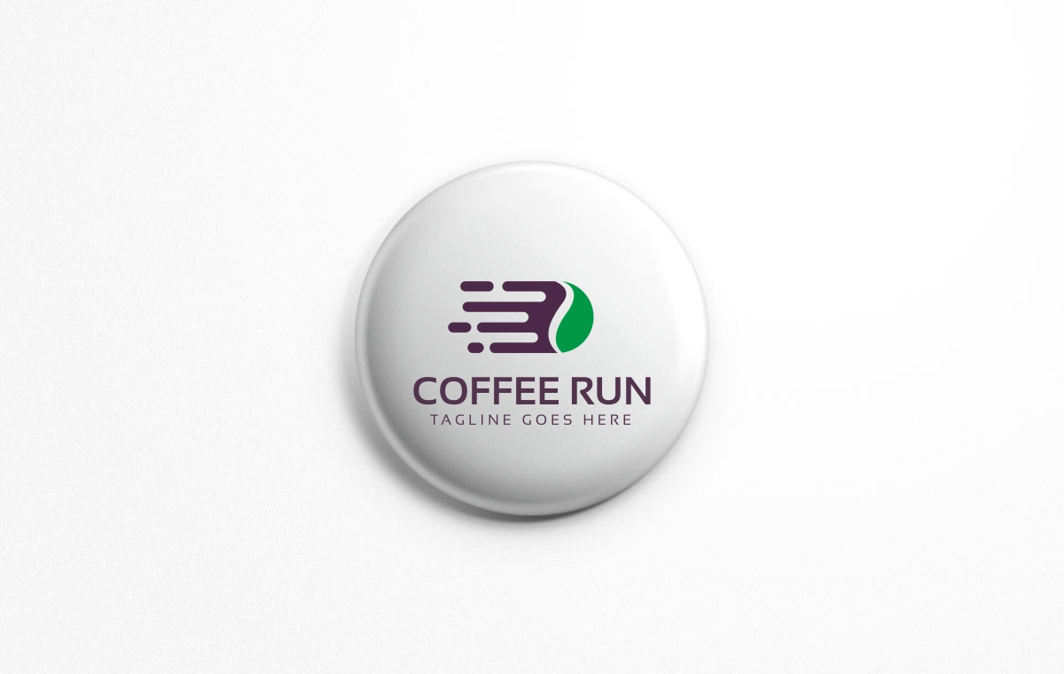 Download Шаблон логотипа "Coffee Running Logo Logo Template" / Coffee Running Logo Logo Template - Шаблон логотипа на тему графика awesome beans beverages brew brown cafe logo cafeteria coffee coffee brand stock cool cup generic gold modern professional shop unique