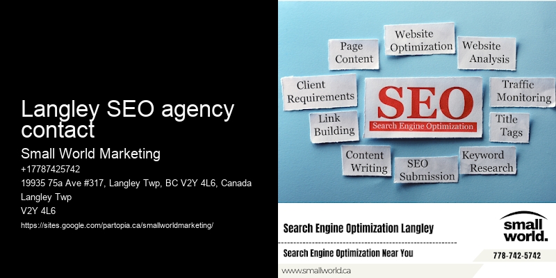 Langley SEO agency contact
