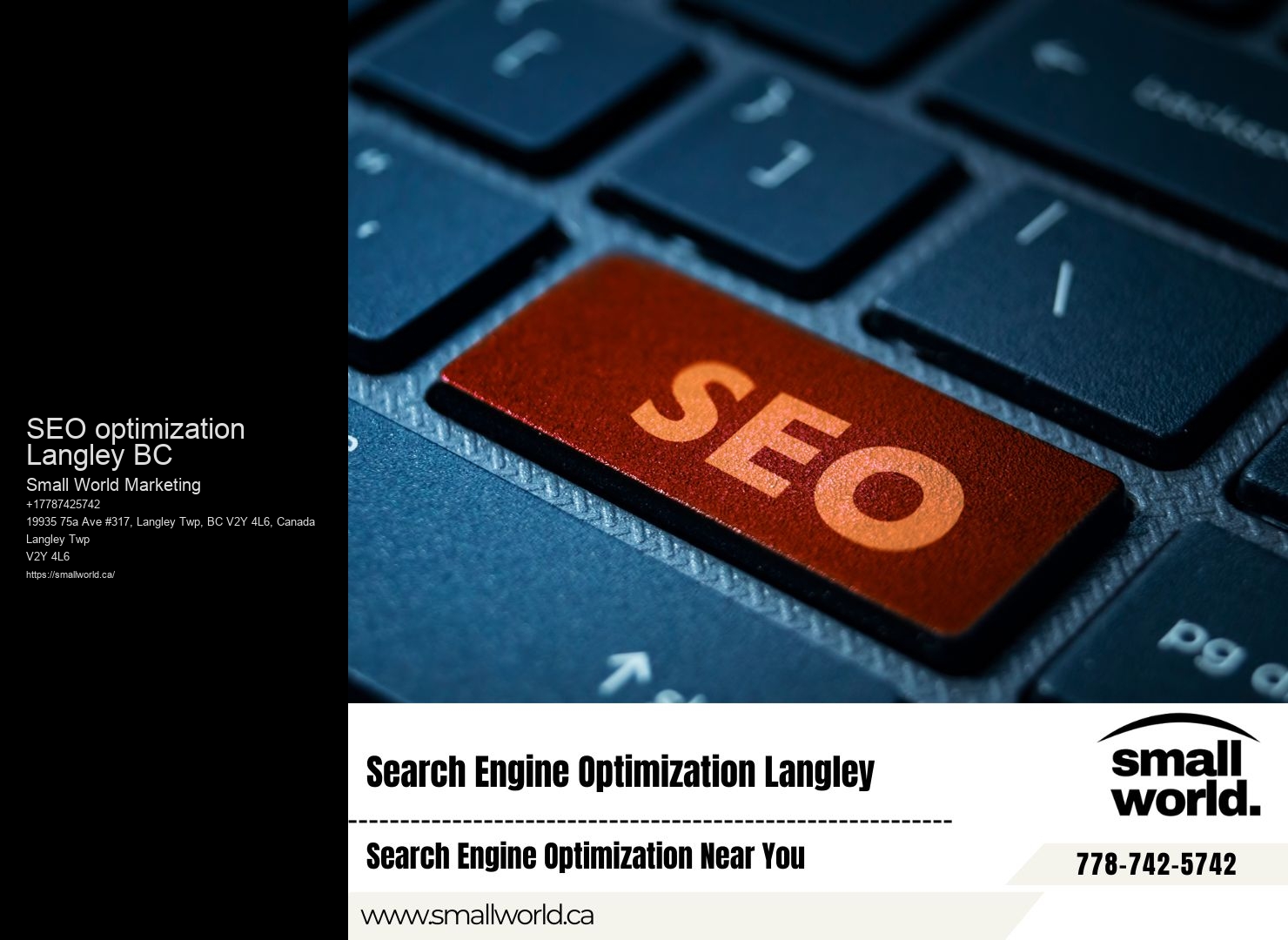SEO optimization Langley BC SEO for local businesses trends