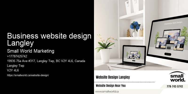 Business website design Langley