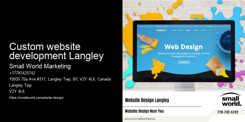 custom website development Langley