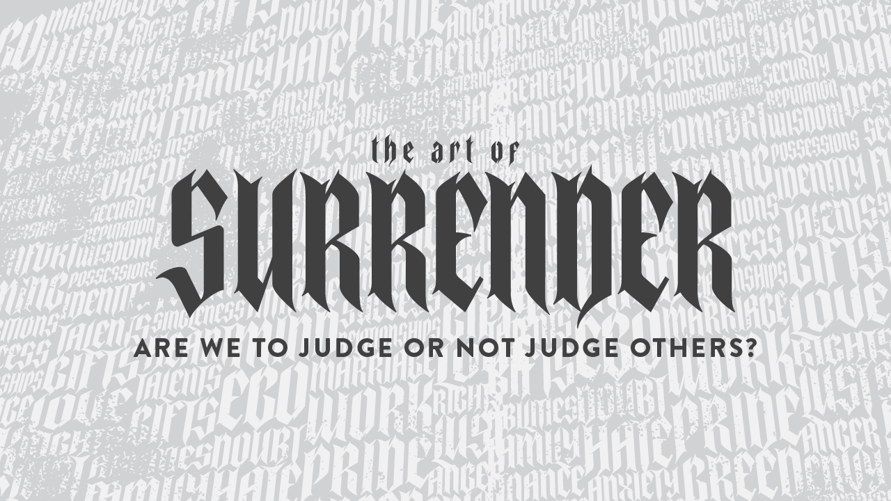 Are We To Judge Or Not Judge Others?, Message 16 Image