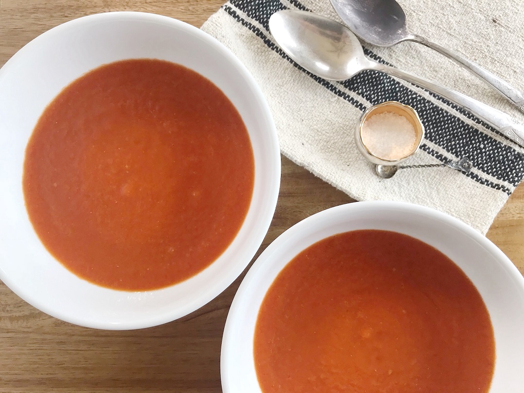 Tomato Soup Recipe - Guiltless "Creamy" Tomato Soup | Sister Spice