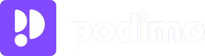 Podimo podcast player logo