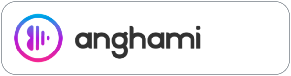 Anghami podcast player badge