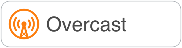 Overcast podcast player badge