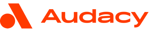 Audacy podcast player logo