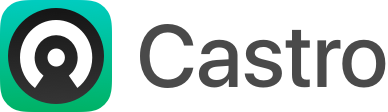 Castro podcast player logo