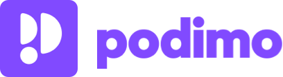 Podimo podcast player logo