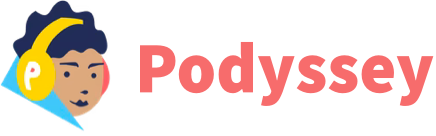 Podyssey podcast player logo