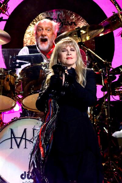 Mick Fleetwood and Stevie Nicks of Fleetwood Mac