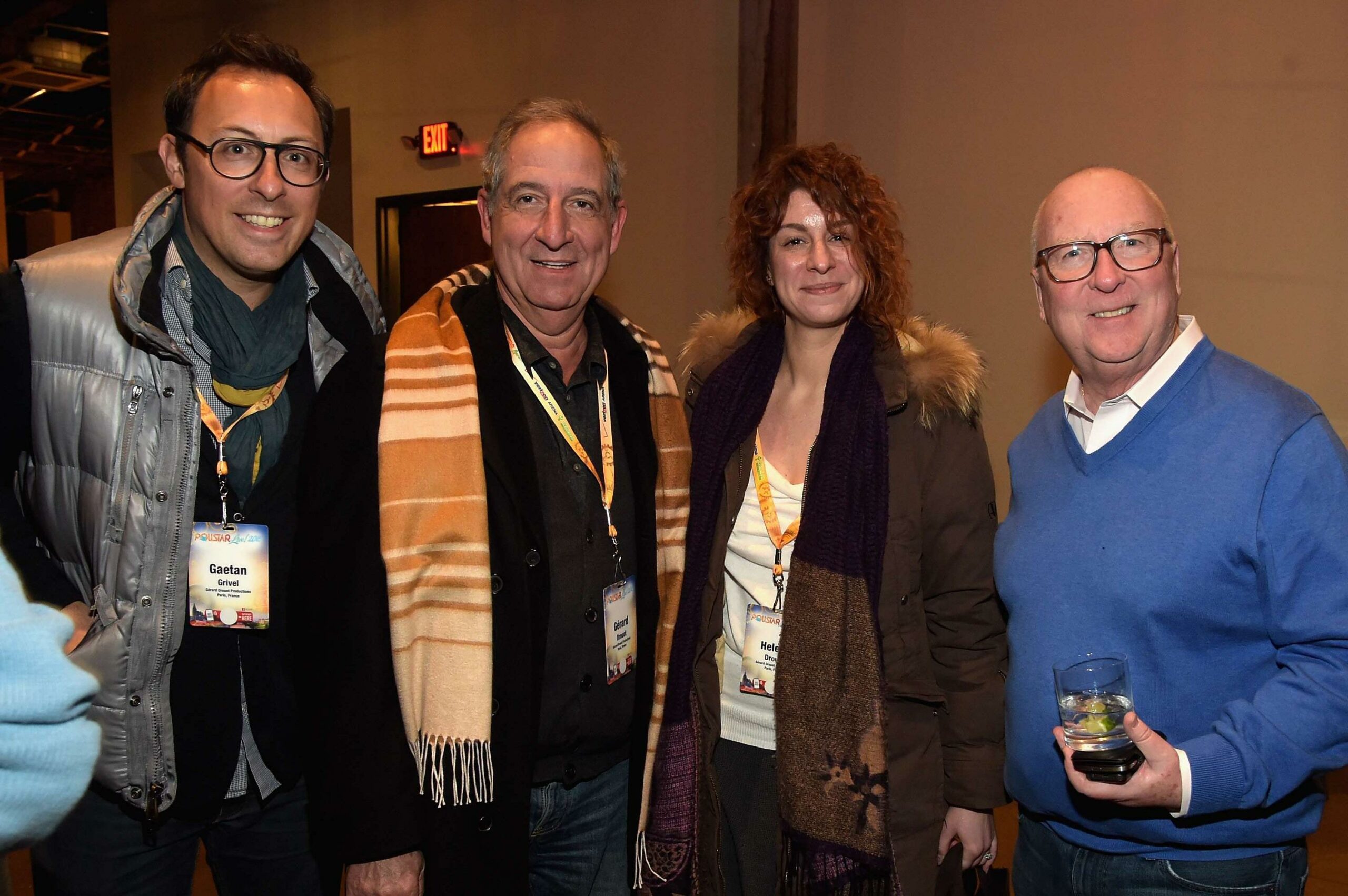 Meeting at Pollstar Live! 2015 in Nashville, Tennessee (from left): 