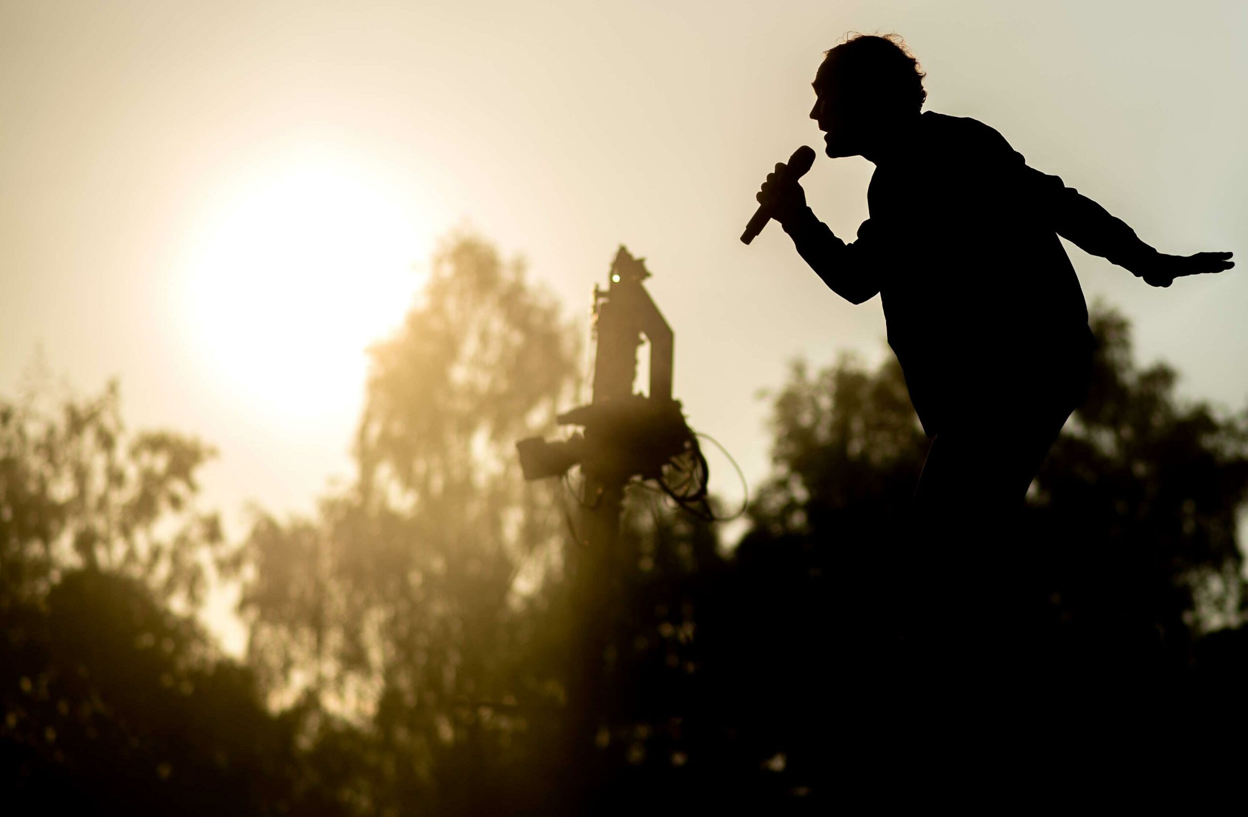 Axel Bosse performing at Hurricane Festival 2019.