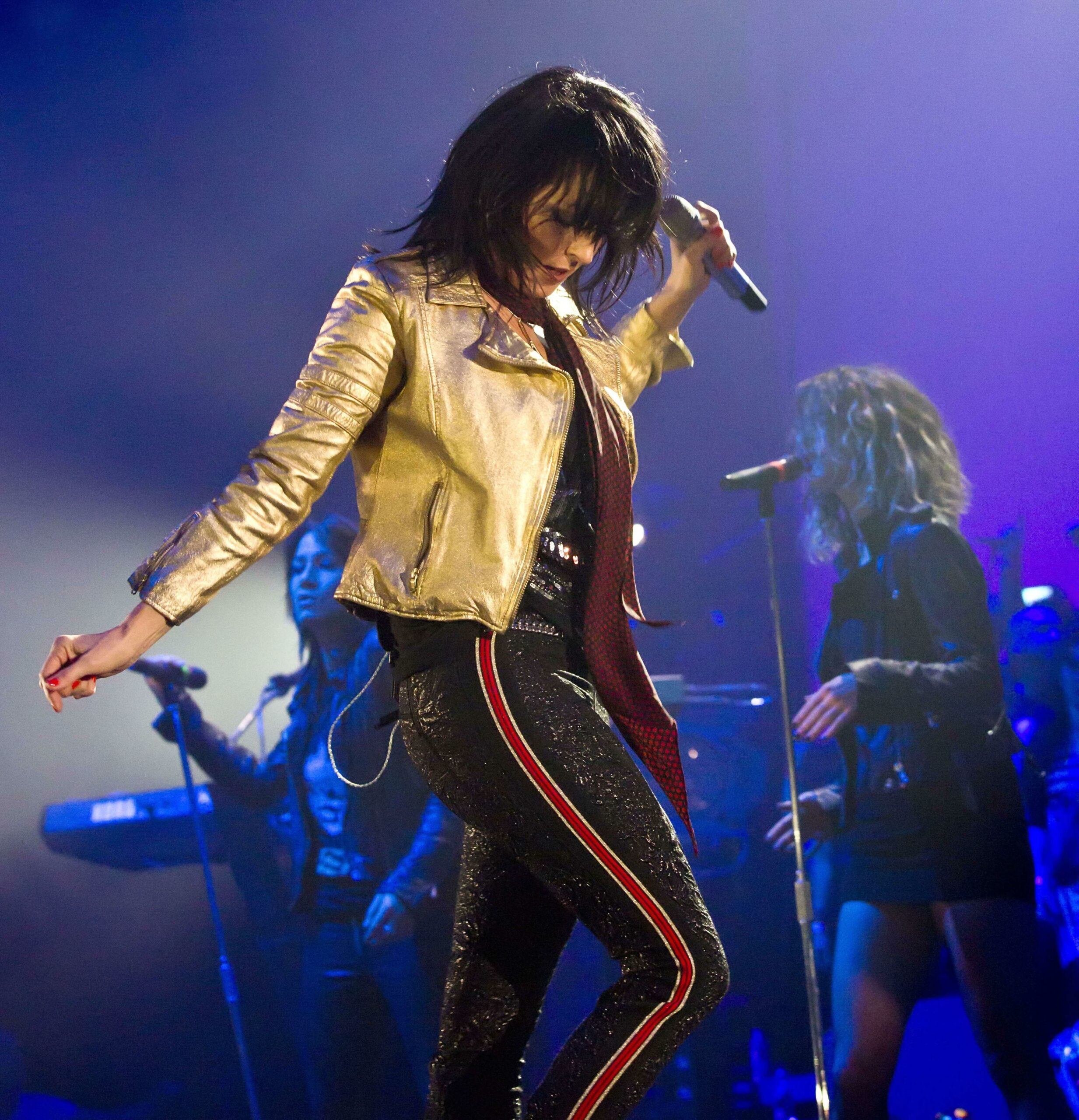 Nena performs live during a concert at the Mercedes-Benz Arena Berlin, Nov. 6, 2015. 