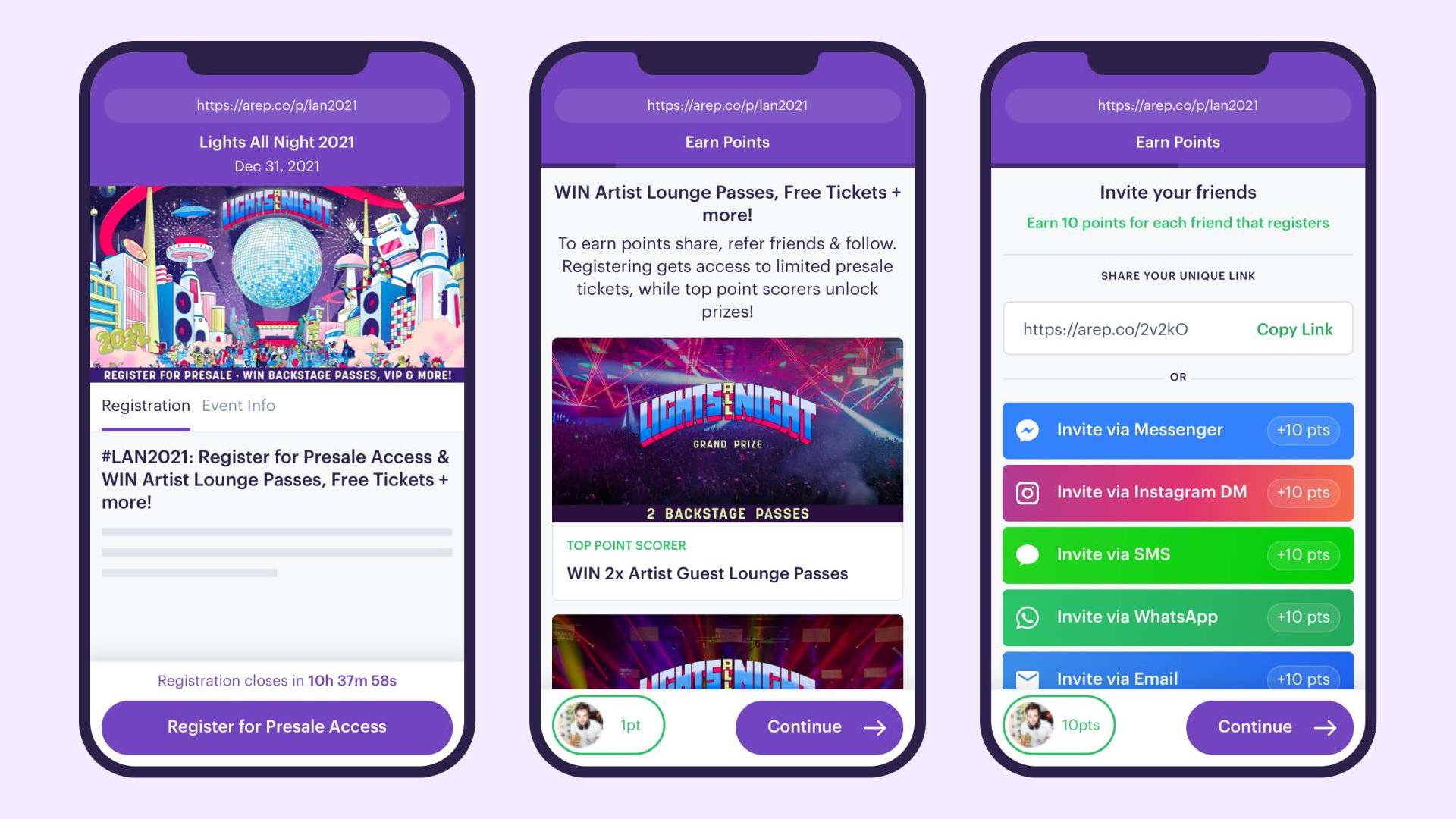 Audience Republic's pre-sale platform.