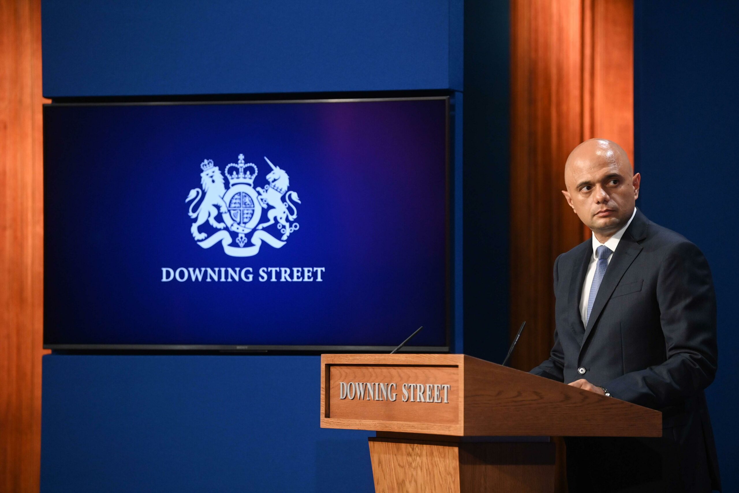 Britain's health secretary Sajid Javid.