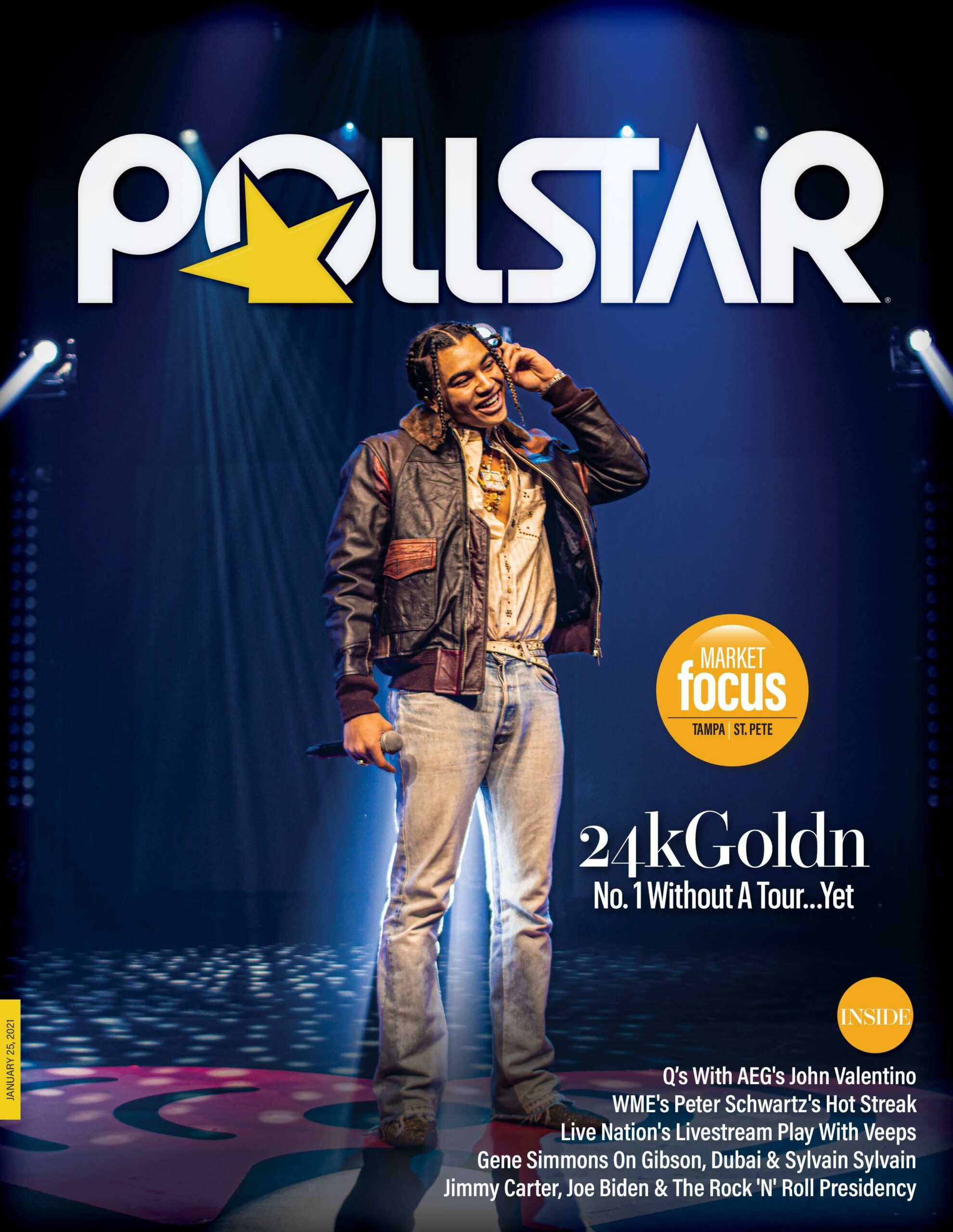 Pollstar Cover Star 24kGoldn