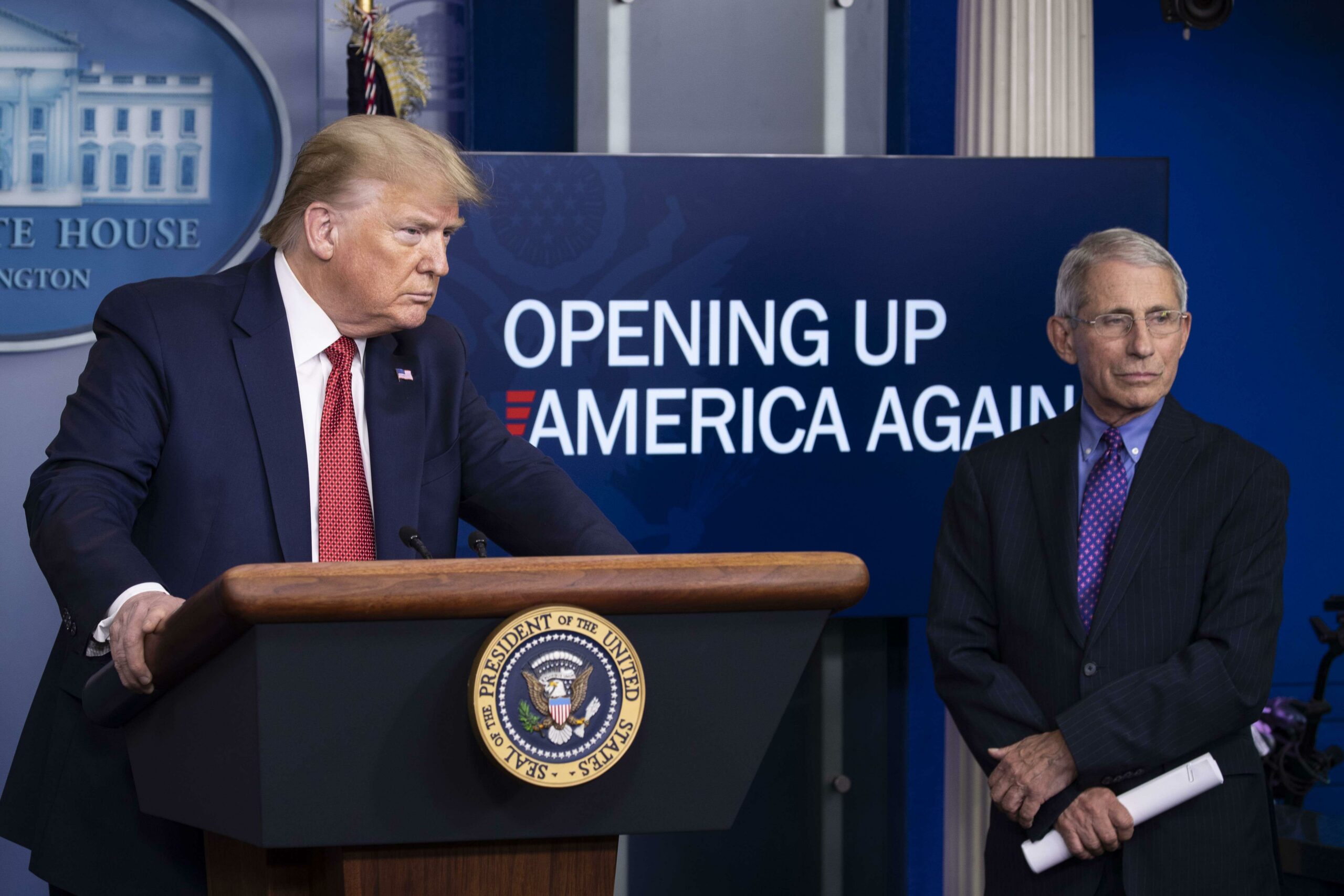 President Trump and Dr. Anthony Fauci