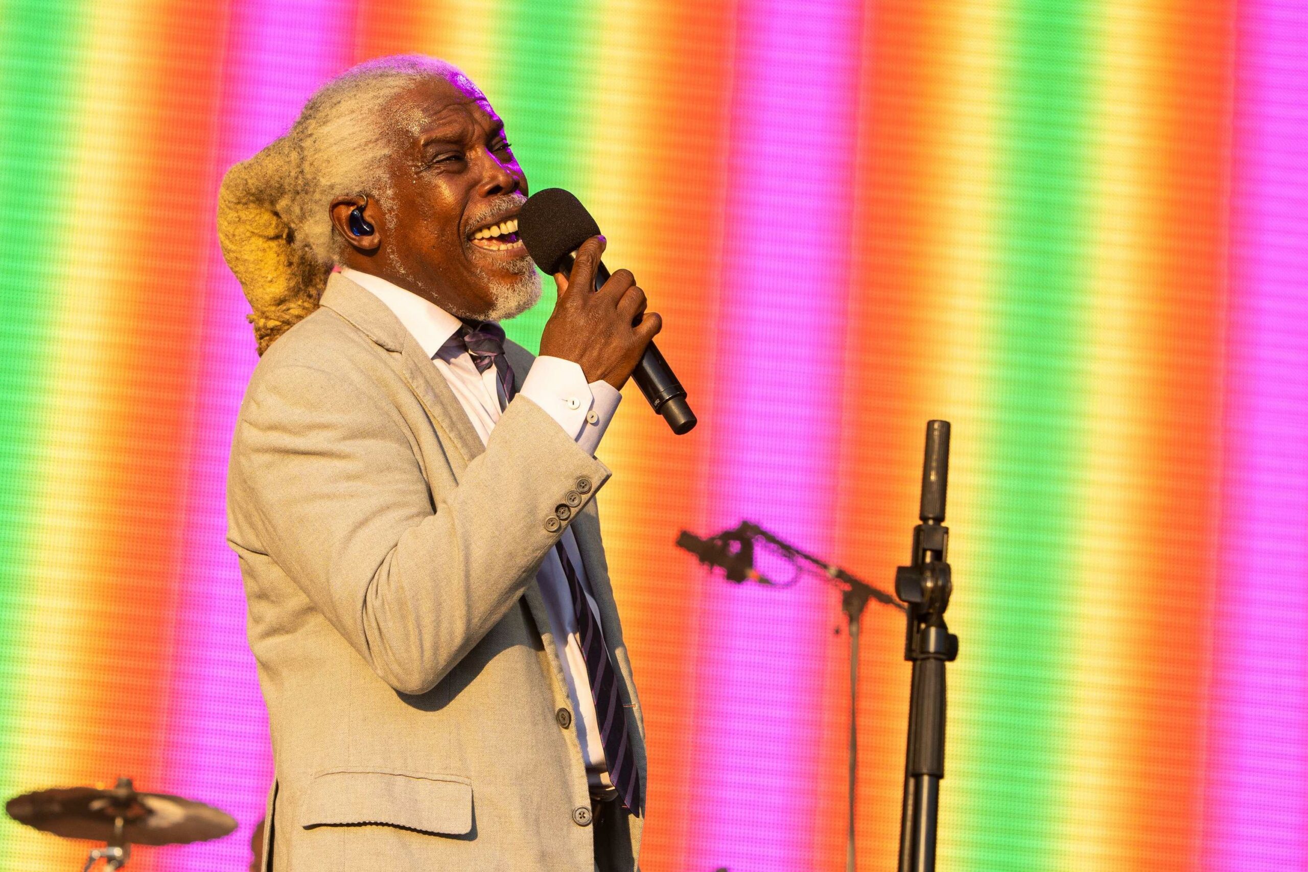 Billy Ocean performs at Lets Rock The Moor, May 19, 2018, in Cookham, England.