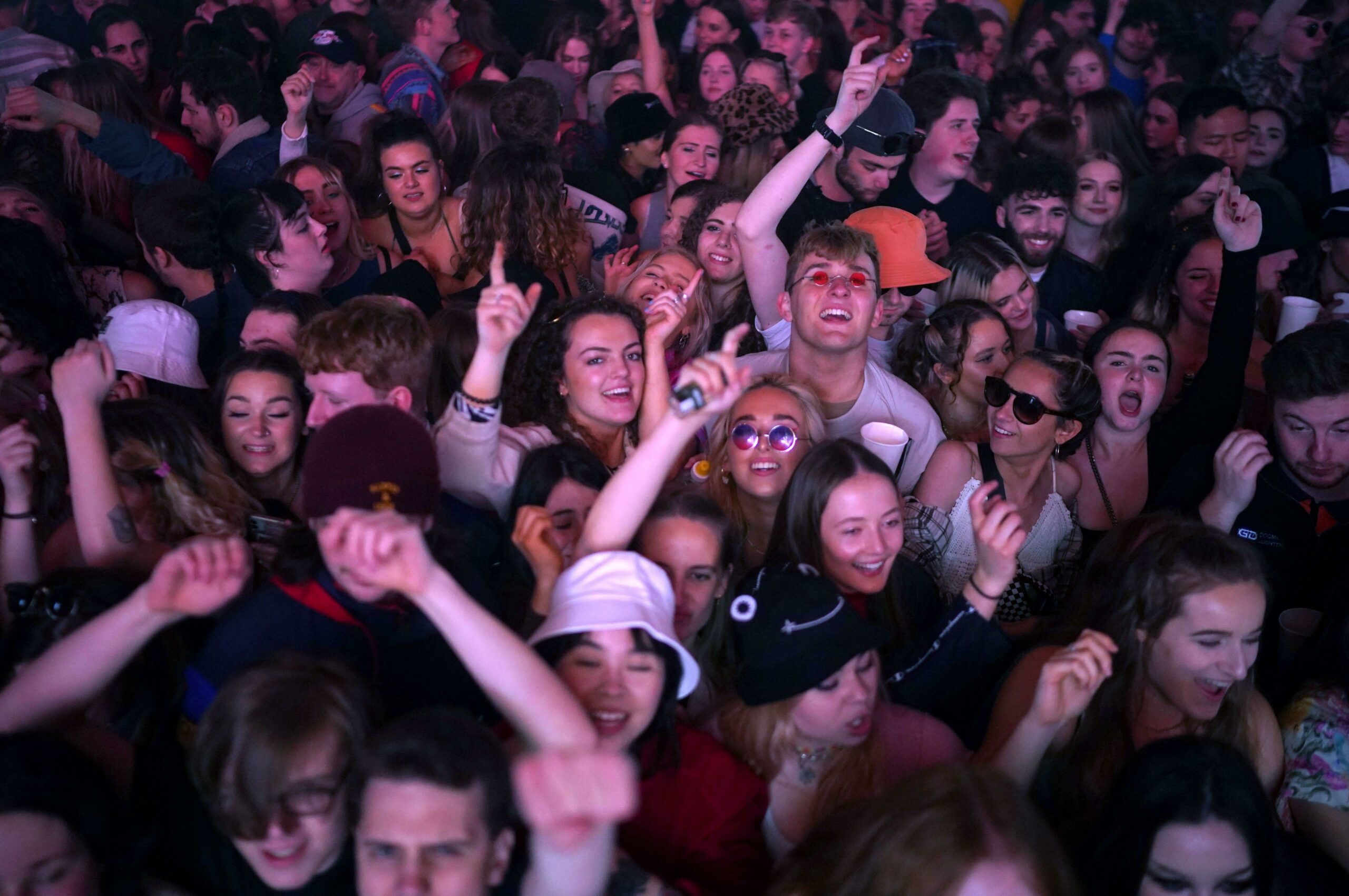 5,000 people, no masks, no distance at an event that was part of the UK government