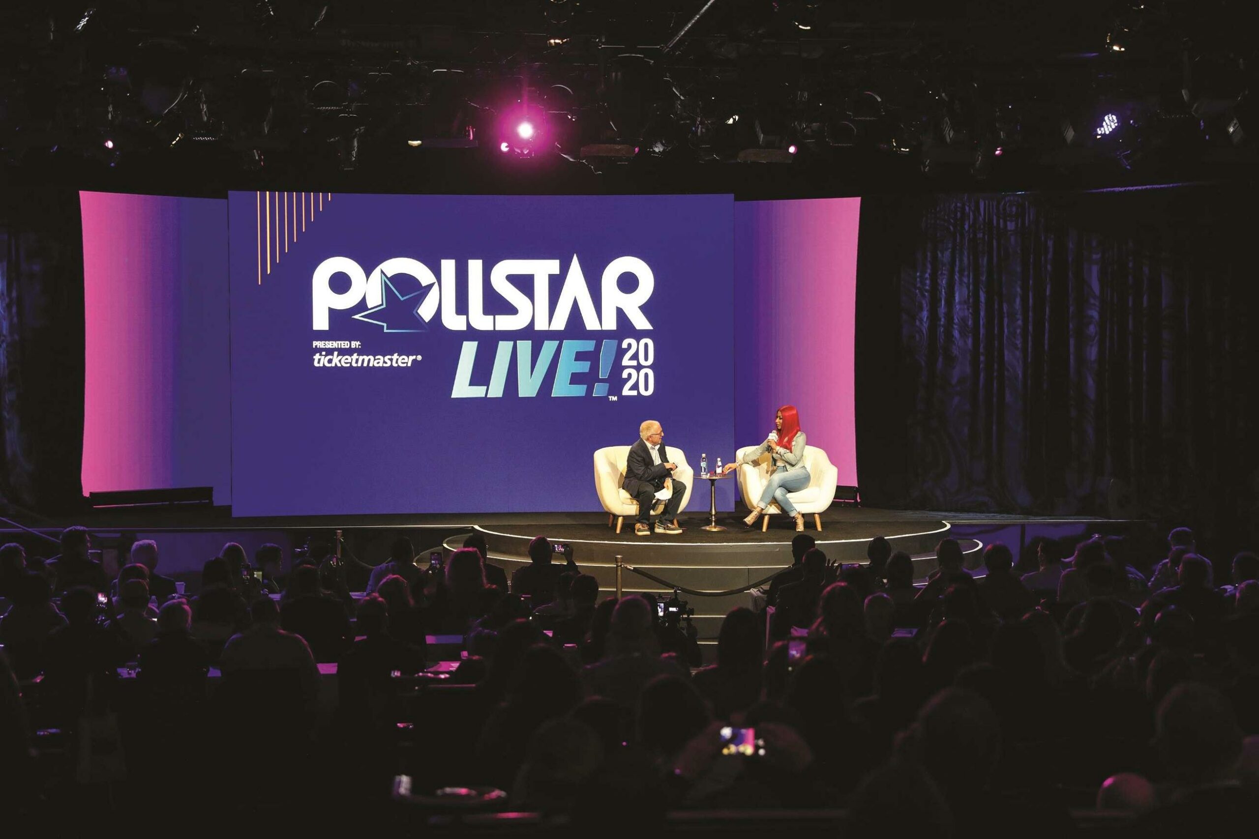 Irving Azoff and Nicki Minaj 