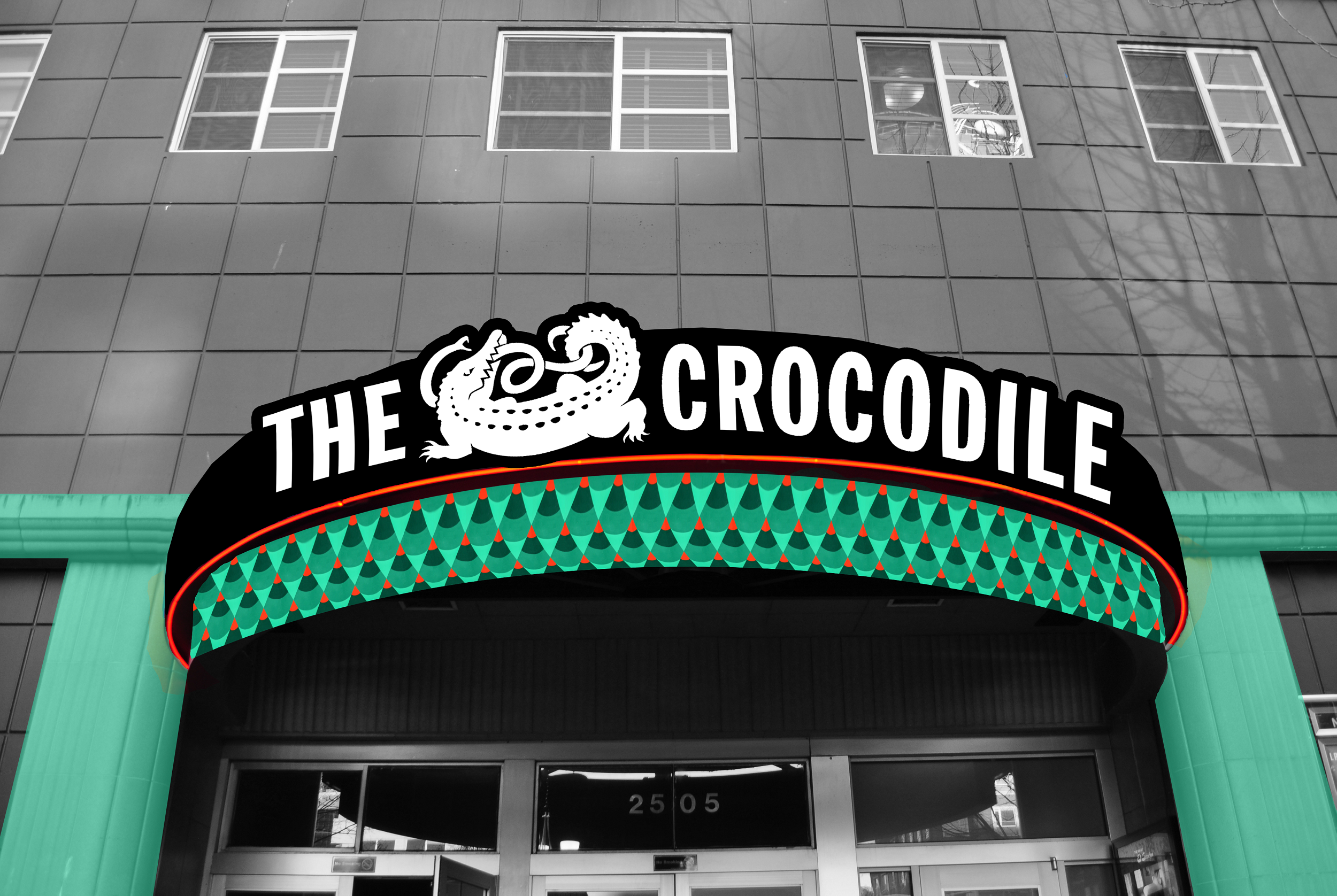 Mock-up of the new Crocodile location
