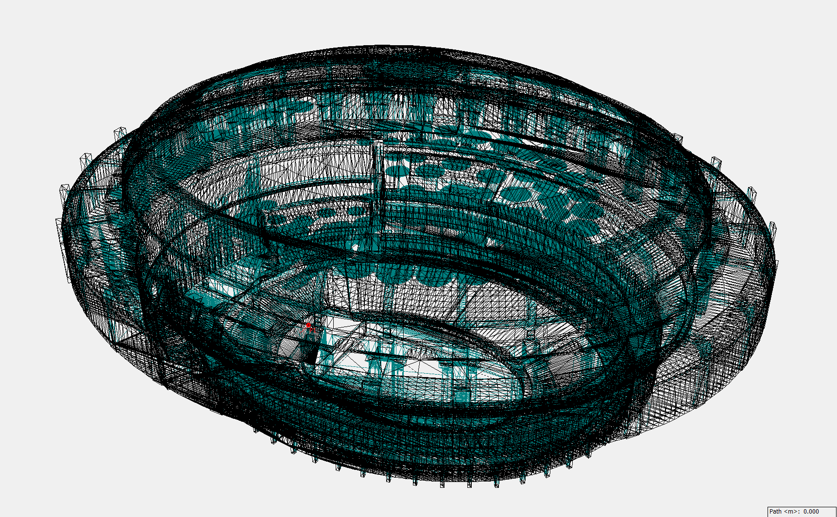 A 3D acoustic model of the Hall