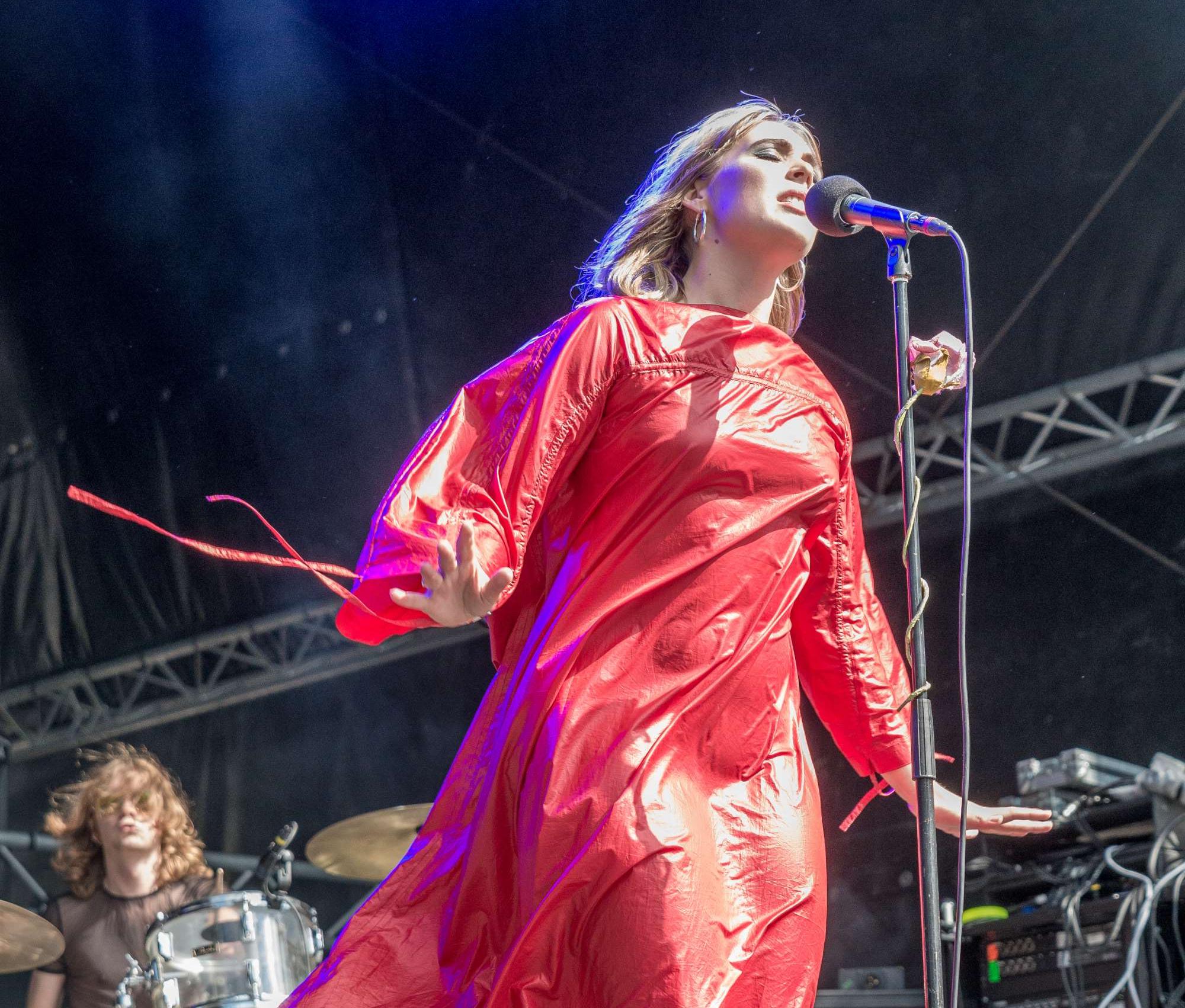 Swedish artist Grant performing at the free eight-day Malmöfestivalen in Malmö.